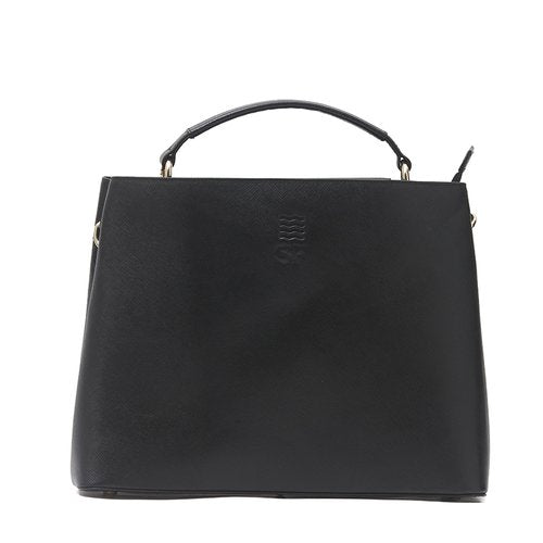 Wholesale - Black Saffiano Cross Leather Shoulder Bag