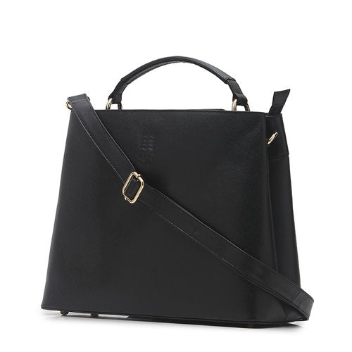 Wholesale - Black Saffiano Cross Leather Shoulder Bag