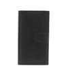 Ana - Black Safiano Cross Leather Wallet