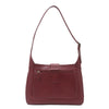 Wholesale - Wine Safiano Cross Leather Shoulder Bag