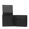 Edi - Black Safiano Cross Leather Wallet