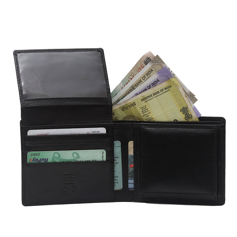 Adi - Black California Classic Leather Wallet