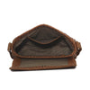 Wholesale - Tan Woven Classic Leather Shoulder Bag