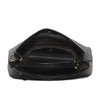 Vera - Black Saffiano Cross Leather Shoulder Bag