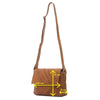 Wholesale - Tan Woven Classic Leather Shoulder Bag