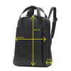 Wholesale - Black Safiano Cross Leather Backpack